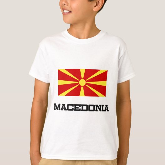 Markering Macedonië T-shirt (Voorkant)