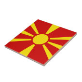 Markering Macedonië Tegeltje (Zijkant)