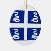 Markering Martinique (Frankrijk) Keramisch Ornament (Rechts)