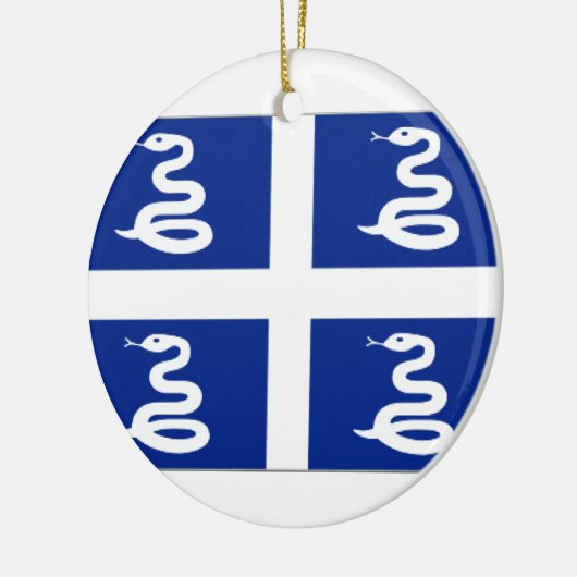 Markering Martinique (Frankrijk) Keramisch Ornament (Links)