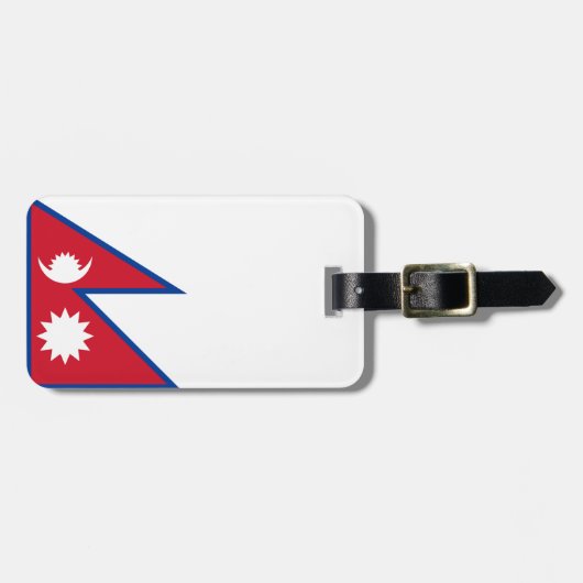 Markering Nepal - Easy ID Personal Bagagelabel (Voorkant horizontaal)