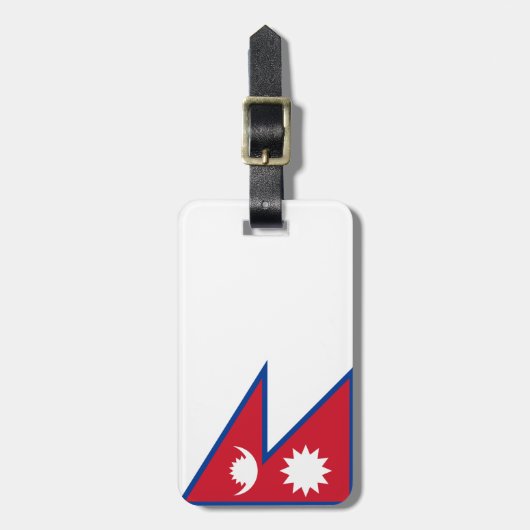 Markering Nepal - Easy ID Personal Bagagelabel (Voorkant verticaal)