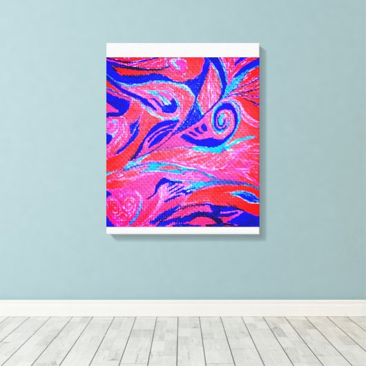 Markering op Canvas Afdruk (Insitu (Houten vloer))