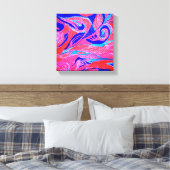 Markering op Canvas Afdruk (Insitu (Slaapkamer))