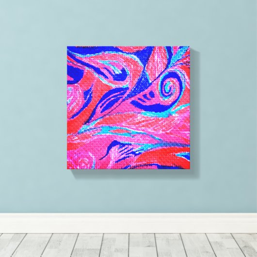 Markering op Canvas Afdruk (Insitu (Houten vloer))