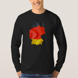 Markering op mijn kaart Duitsland - kaart en vlag T-shirt
