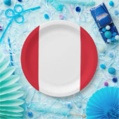 Markering: Peru Papieren Bordje (Feest)