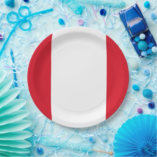 Markering: Peru Papieren Bordje (Feest)