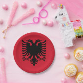 Markering van Albanese papieren Borden Bordje (Feest)