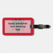 Markering van Albanië Easy ID Bagagelabel (Achterkant horizontaal)