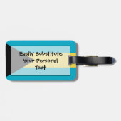Markering van Bahamas Easy ID Bagagelabel (Achterkant horizontaal)