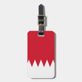Markering van Bahrein - Gemakkelijke ID - Persoonl Bagagelabel (Voorkant verticaal)