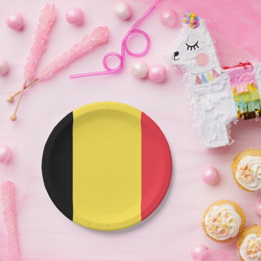 Markering van Belgische papieren Borden Papieren Bordje (Feest)