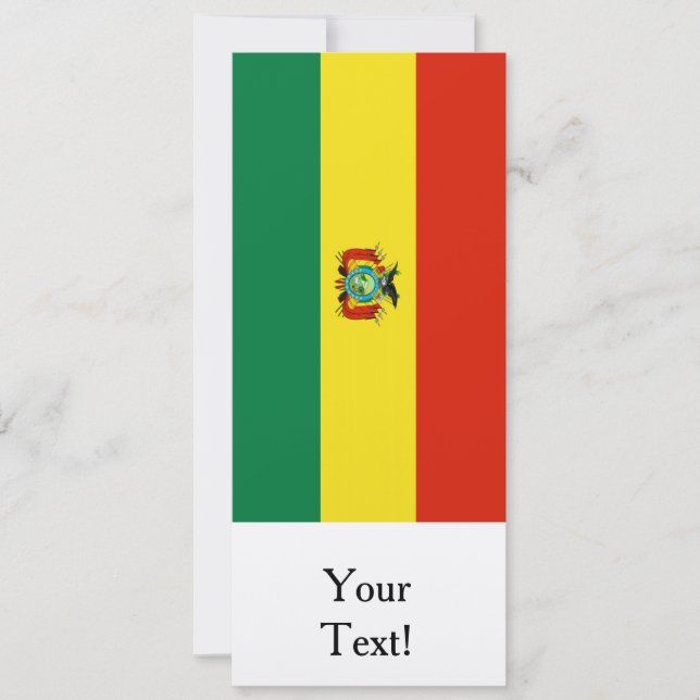 Markering van Bolivia (Voorkant)