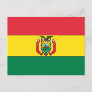 Markering van Bolivia Briefkaart