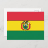 Markering van Bolivia Briefkaart (Voorkant / Achterkant)