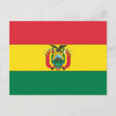 Markering van Bolivia Briefkaart (Voorkant)