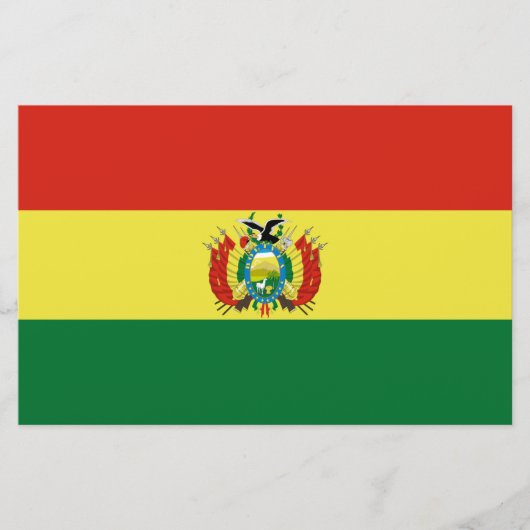 Markering van Bolivia Briefpapier (Voorkant)