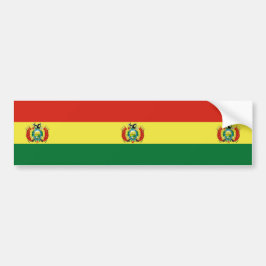 Markering van Bolivia Bumpersticker