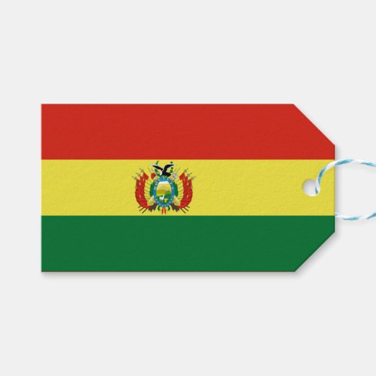 Markering van Bolivia Cadeaulabel (Voorkant (Horizontaal))