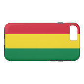 Markering van Bolivia Case-Mate iPhone Case (Achterkant (Horizontaal))
