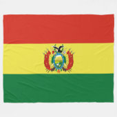 Markering van Bolivia Fleece Deken (Voorkant (Horizontaal))