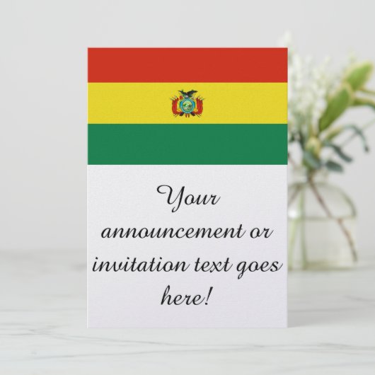 Markering van Bolivia Kaart (Staand voorkant)