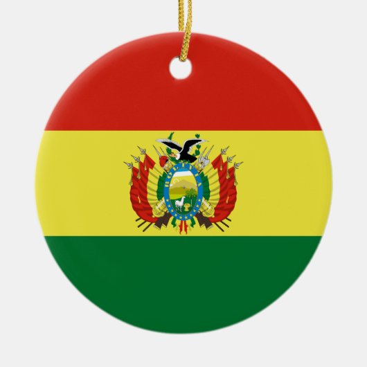 Markering van Bolivia Keramisch Ornament (Voorkant)
