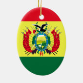 Markering van Bolivia Keramisch Ornament (Achterkant)