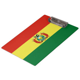 Markering van Bolivia Klembord