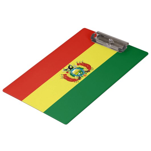 Markering van Bolivia Klembord (Gekanteld)
