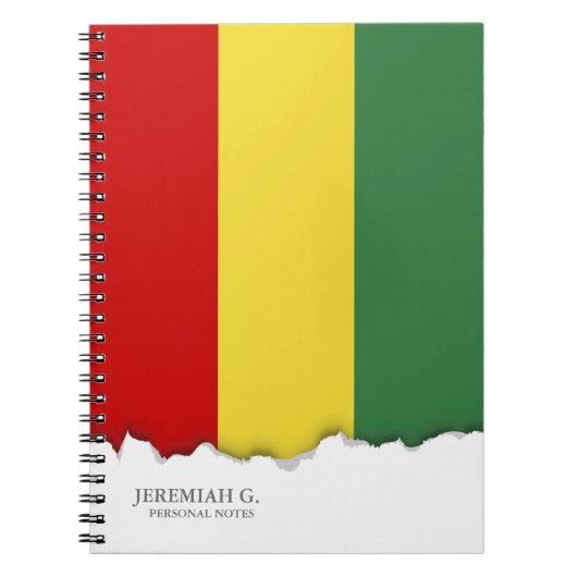 Markering van Bolivia Notitieboek (Voorkant)