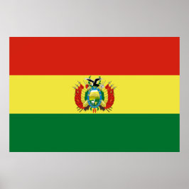 Markering van Bolivia Poster