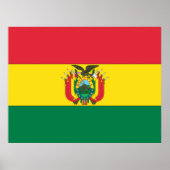 Markering van Bolivia Poster (Voorkant)