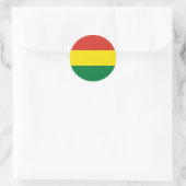 Markering van Bolivia Ronde Sticker (Tas)