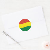 Markering van Bolivia Ronde Sticker (Envelop)