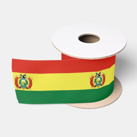 Markering van Bolivia Satijnen Lint (Spoel)