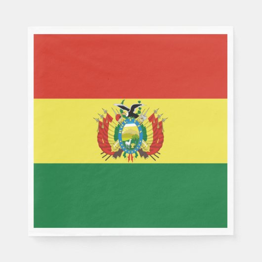 Markering van Bolivia Servet (Voorkant)