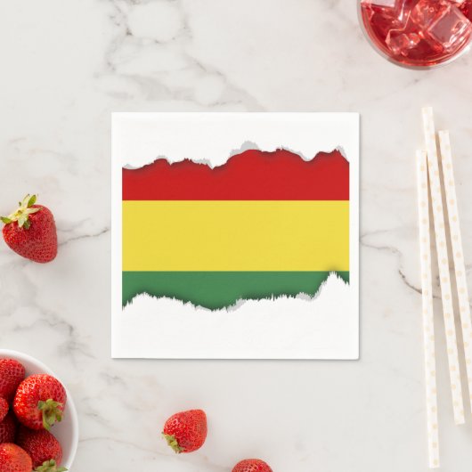 Markering van Bolivia Servetten (Insitu)