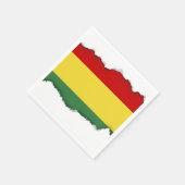 Markering van Bolivia Servetten (Hoek)