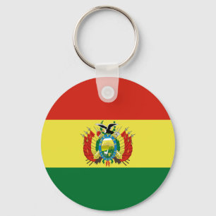 Markering van Bolivia Sleutelhanger