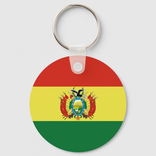 Markering van Bolivia Sleutelhanger (Voorkant)