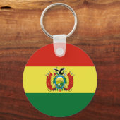 Markering van Bolivia Sleutelhanger (Voorkant)