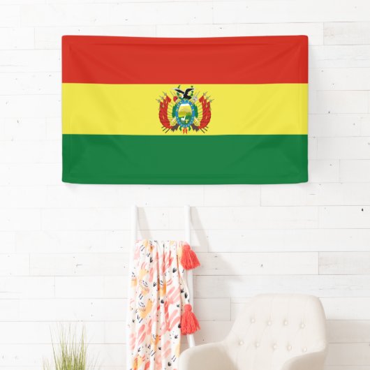 Markering van Bolivia Spandoek (Insitu)