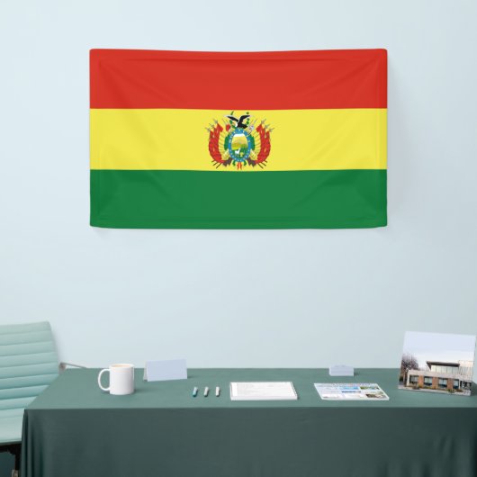Markering van Bolivia Spandoek (Beurs)