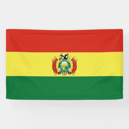 Markering van Bolivia Spandoek (Horizontaal)