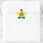 Markering van Bolivia Ster Sticker (Tas)