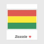 Markering van Bolivia Sticker (Vel)