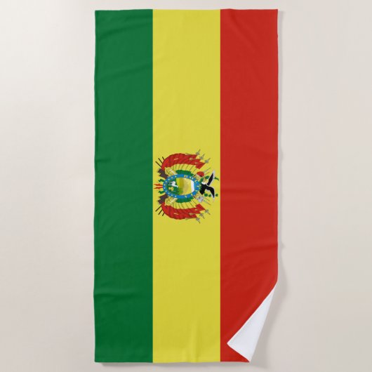 Markering van Bolivia Strandlaken (Voorkant)