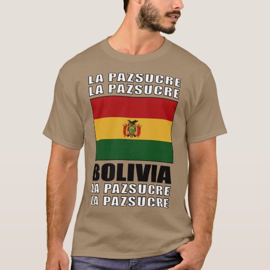Markering van Bolivia T-shirt (Voorkant)